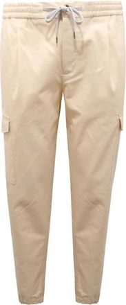 PT01 Flanellen Cargo Broek Soft Fit - Heren - Slim Fit Broeken - Wit - L - Broeken