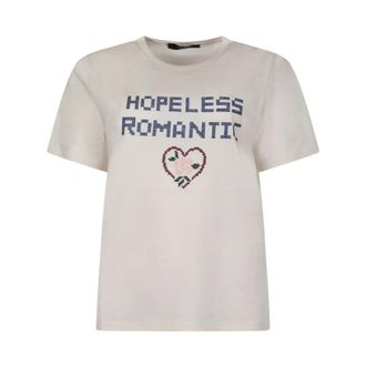 Max Mara T-Shirts, female, Beige, Size: XL West T-shirt