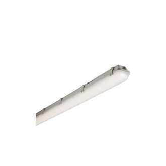 Netlighting Single LED NonCorrosive Emergency 230V IP65 6ft 33W in Grey