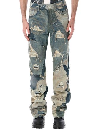Who Decides War by Ev Bravado Wie beslist er over oorlogsjeans Denim