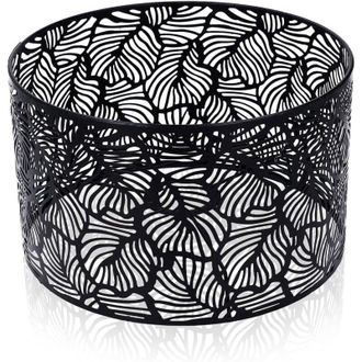 OEM Pantalla Para Bombillas E14 Y E27, 25 X 16 Cm, Color Negro, Moderna, Universal, Con Funci&oacute;n De Disipaci&oacute;n De Calor -crezuo