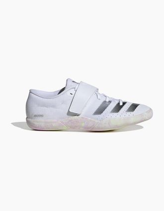 adidas Mens Adizero Throws Lace-Up Running Spikes - White - Size: 15 51.3
