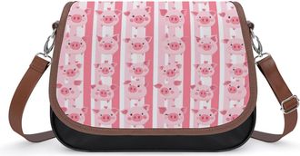 Generic Cute Pigs Crossbody Bags for Women Shoulder Messenger Bag Purse Handbags