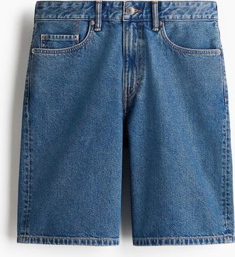 H&M Denimshorts in Relaxed Fit - Blue