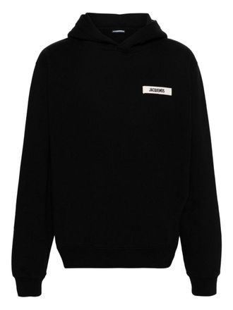 Jacquemus Hooded Sweater with Logo Patch