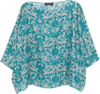 Gianluca Capannolo Womens Laura Printed Silk Blouse