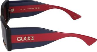 Gucci Womens Gg1860s Sunglasses Black Acetate