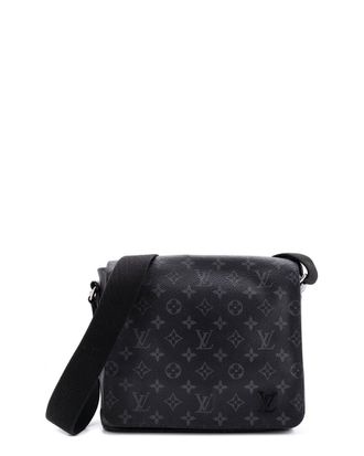 Louis Vuitton Black Monogram Eclipse Canvas District Pm (Authentic Pre-Loved)