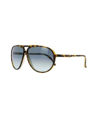 Remo Tulliani Mens Smooth Aviator Sunglasses In Polish Tortoise/ash Lens