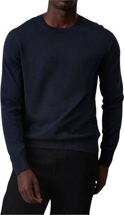 Calvin Klein Truien & Vesten, Heren, Blauw, XL, Katoen, Supima Cotton Classic Sweater