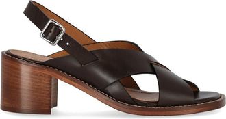 Guglielmo Rotta SANDALO CON TACCO GLYDE CHOCOLATE GUGLIELMO ROTTA