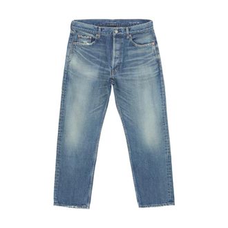 Saint Laurent Straight Fit Jeans, male, Blue, W32, Mick Jeans