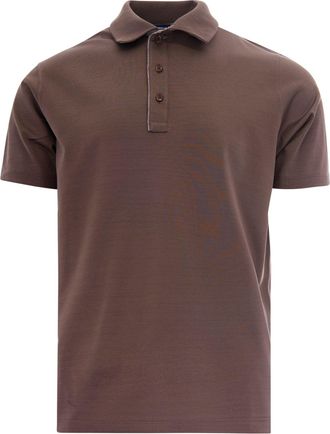 Paul & Shark Brown Double Jersey Polo