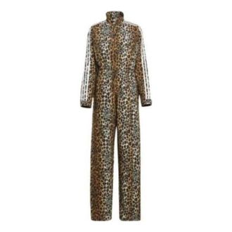 adidas (WMNS) adidas Jumpsuit Asia Sizing Yellow White Black HB7890