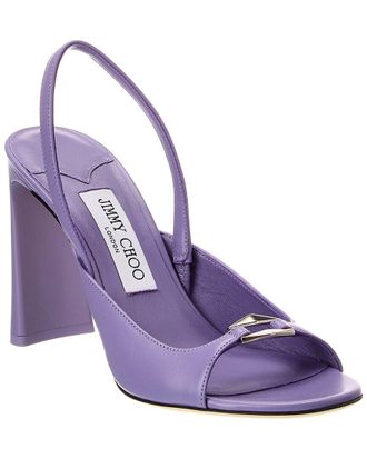 Jimmy Choo London Lev 95 Leather Slingback Sandal
