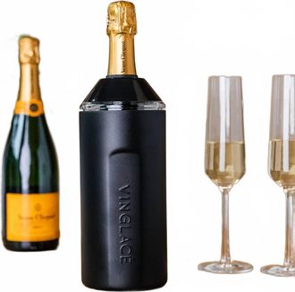 Vinglac&eacute; Wine Chiller In Black