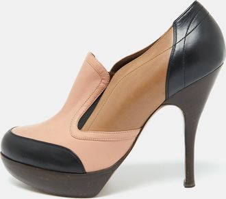 Marni Multicolor Leather Platform Loafer Pumps