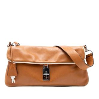 Prada Pre-owned Shoulder Bags, female, Brown, Size: ONE SIZE Pre-owned Vintage Shoulder Bag