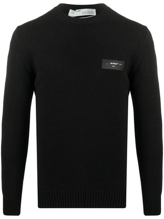 Off-white Maglione con stampa - Nero
