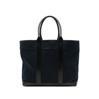 Tom Ford Leather-trimmed Canvas Tote Bag