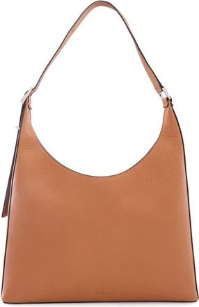 Behno Large Danny Flatiron Pebble Leather Shoulder Bag in Clay at Nordstrom