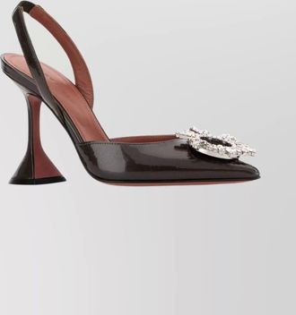 Amina Muaddi leather pumps