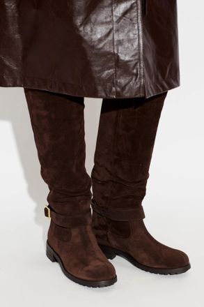 Jimmy Choo London Biker Kb Boots, Womens, Brown