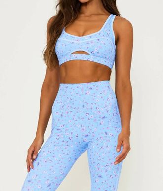 Beach Riot Moxie Top In Iris Petal