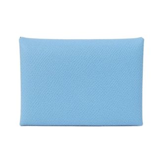 Herm&egrave;s Celeste Epsom Leather Coin Purse/Coin Case (Pre-Owned)