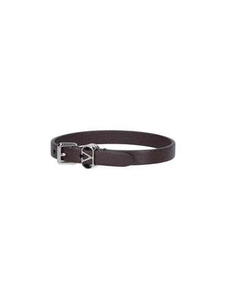 Valentino Garavani Mens Bijoux Brown Calf Leather