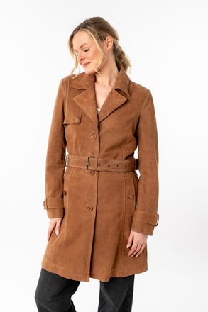 Mauritius Ledermantel MAURITIUS MWLilithy, Damen, Gr. 4XL, cognac, Obermaterial: 100% Schafsleder. Futter: 100% Baumwolle. &Auml;rmelfutter: 100% Polyester, unifarbe