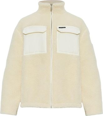 Canada Goose Harrier Fleece Jas - Heren - Fleece jassen - Beige - S - Katoen - Fitness