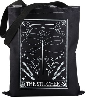 Generic Funny Cross Stitch Tote Bag The Stitcher Tote Bag The Stitcher Tarot Card Gift Cross Stitch Lover Gift (The Stitcher TOTE)