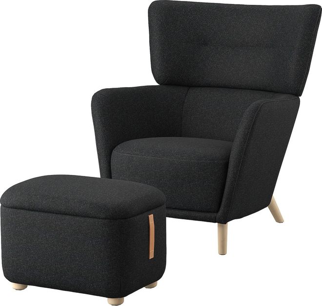 IKEA OSKARSHAMN Ohrensessel mit Hocker ab 399,00 €