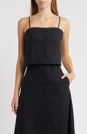 Wayf Cynthia Camisole in Black at Nordstrom Rack, Size X-Small