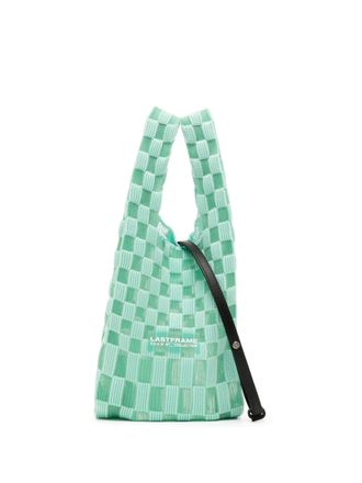 Lastframe Geweven shopper - Groen