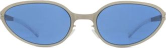Mykita Occhiali da sole Bear ovali - Grigio
