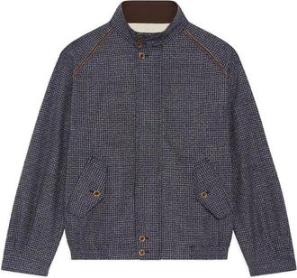 Dr&ocirc;le de Monsieur Houdstooth Baracuta Jacket Navy