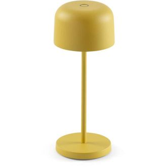 Faro Barcelona Mavis L&aacute;mpara De Sobremesa Port&aacute;til Amarilla 2w T&aacute;ctil Ip54 71922