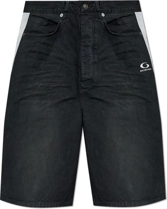Balenciaga Denim Shorts, male, Black, Size: W29 Denim Shorts
