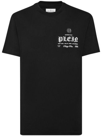 Philipp Plein logo-print cotton T-shirt - Black