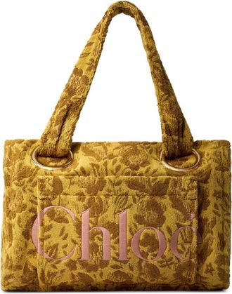 Chloé Borsa tote Plage grande - Marrone