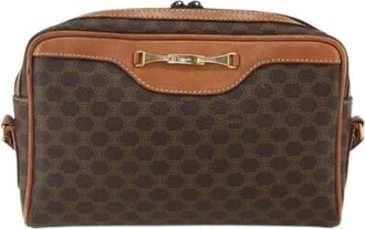 Celine Pre-owned Clutches, female, Brown, Size: ONE SIZE Pre-owned Canvas Vintage Clutch