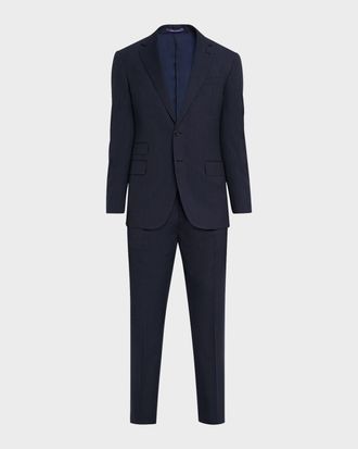 Ralph Lauren Purple Label Kent Hand-Tailored Pin Dot Suit