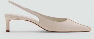 Mango Scarpe tacco kitten punta grezzo - Donna - 35 - MANGO