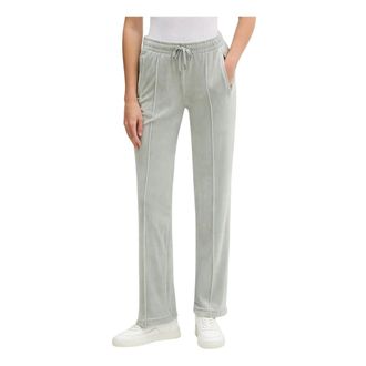 Juicy Couture Dames, Broeken, Grijs, Maat: L Velours