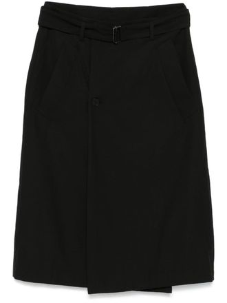 Attachment wrap skirt - Black