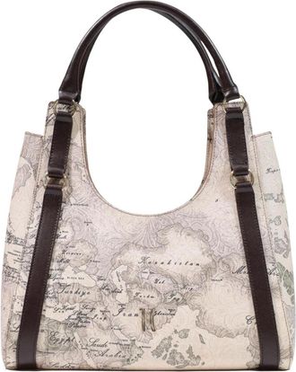 Alviero Martini 1A Classe Prima Classe L Handtas - Dames - Shoppers - Beige - ONE Size - Leer - Tassen