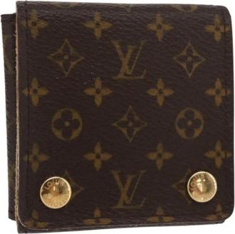 Louis Vuitton Pre-owned Wallets, female, Brown, Size: ONE SIZE Pre-owned Canvas Pouch