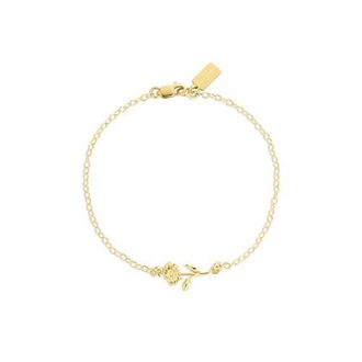 Set & Stones Elsie Birth Flower Bracelet in Gold /April at Nordstrom